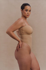 Saria High Waist Shapewear Briefs - Beige