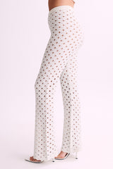 Santana Crochet Pants - Ivory