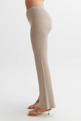 Calypso Knit Trousers - Tawny Grey