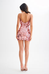 Romilly Sequin Mini Dress - Candy Pink