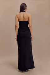 Amelita Suiting Halter Top - Black