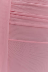 Arna Mesh Maxi Skirt - Candy Pink