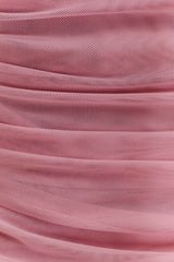 Brooklyn Mesh Crop Top - Candy Pink