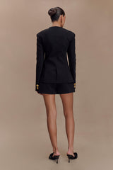 Alix Suiting Mini Skort - Black