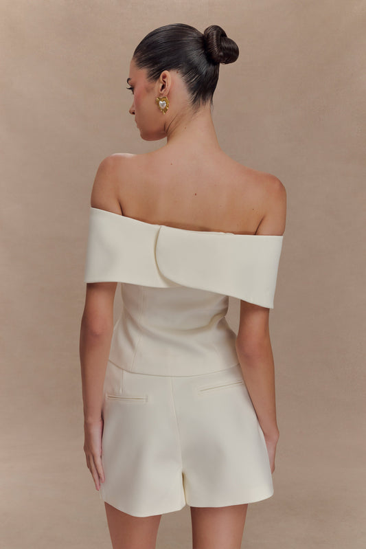 Maxime Suiting Vest - Ivory