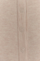 Ferne Button Up Knit Cardigan - Oat Marle