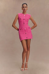 Mia Knit Mini Dress - Pink