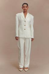Bellamy Cinched Blazer - Ivory
