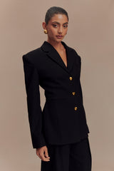 Bellamy Cinched Blazer - Black