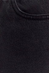 Caitlin Mid Rise Denim Jeans - Washed Black