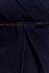 Rayne Off Shoulder Denim Top - Indigo Blue