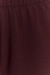 August Straight Leg Jogger - Chocolate