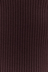 Natalya Ribbed Knit Cami Top - Dark Chocolate