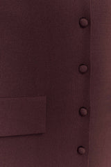 Pearson Short Sleeve Knit Midi Dress - Chocolate