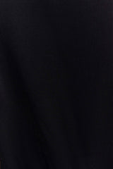 Elke Slinky V Neck Maxi Dress - Black
