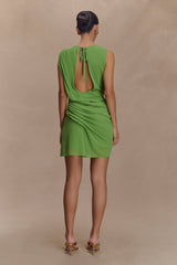 Oria Chiffon Mini Dress - Green