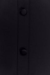 Simona Halter Neck Midi Dress - Black