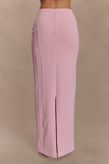 Alma High Waist Maxi Skirt - Candy Pink