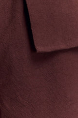 Annalee Cotton Beaded Tie Shirt - Dark Espresso