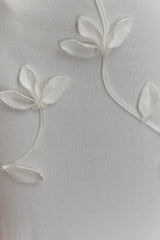 Wynn Floral Knit Midi Dress - White