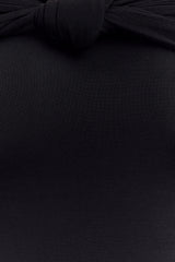 Bernadina Mesh And Slinky Halter Maxi Dress - Black