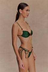 Memphis Beaded Bikini Bottom - Green