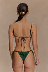Memphis Beaded Bikini Bottom - Green