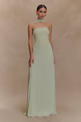 Caira Chiffon Scarf Maxi Dress - Sage