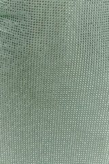 Genie Diamante Halter Midi Dress - Mint