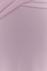 Henley Slinky Drape Maxi Dress - Baby Pink