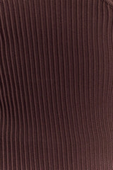 Elodie Strapless Cupped Knit Top - Chocolate