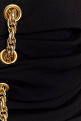 Axton Low Neck Maxi Dress - Black