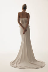 Zoe Structured Corset - White