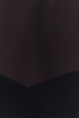 Saria Chiffon Low Back Top - Black