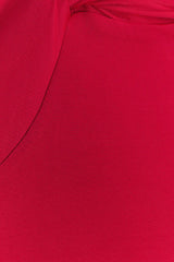 Stella Draped Slinky Maxi Dress - Fuchsia Pink