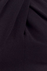 Christina Cross Over Mini Dress - Black