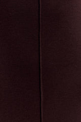 Cleona Merino Wool Ribbed Long Sleeve Maxi Dress - Deep Chocolate