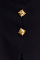 Christel Suiting Fitted Blazer - Black