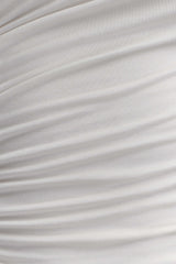 Anna One Shoulder Modal Top - White