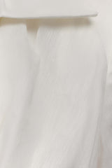Greta Shirt Bra - White