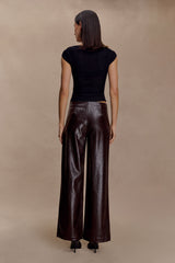 Romana Short Sleeve Mesh Top - Black
