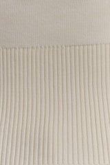 Carley Off Shoulder Knit Top - Ivory