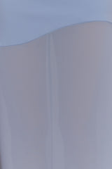 Mason Crepe And Chiffon Maxi Dress - Powder Blue