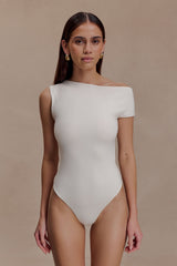 Niamh Modal Twist Back Bodysuit - Ivory