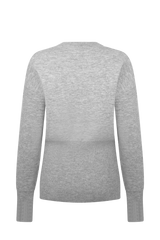 Alexia Buttoned Oversized Cardigan - Grey Marle