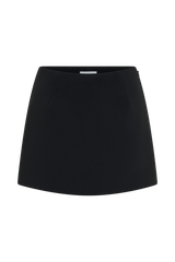 Alix Suiting Mini Skort - Black