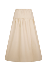 Amirah Midi Skirt - Nude