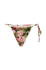 Andie Ruched String Side Bikini Brief - Sonia Rose Print