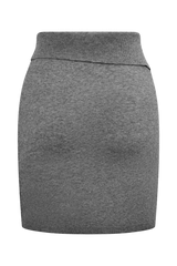 Annabelle Knit Mini Skirt - Charcoal