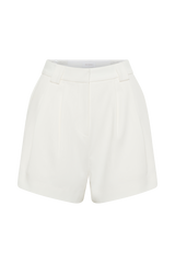 Sigourney Suiting Shorts - Ivory